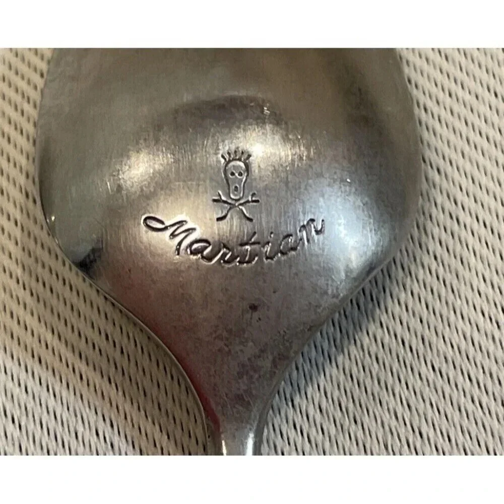 Martian Silver Plated‎ Demitasse Spoon Sugar Jam Set Of 2 4.5 Inch